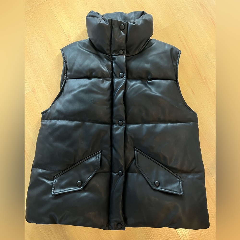Black Puffer Vest